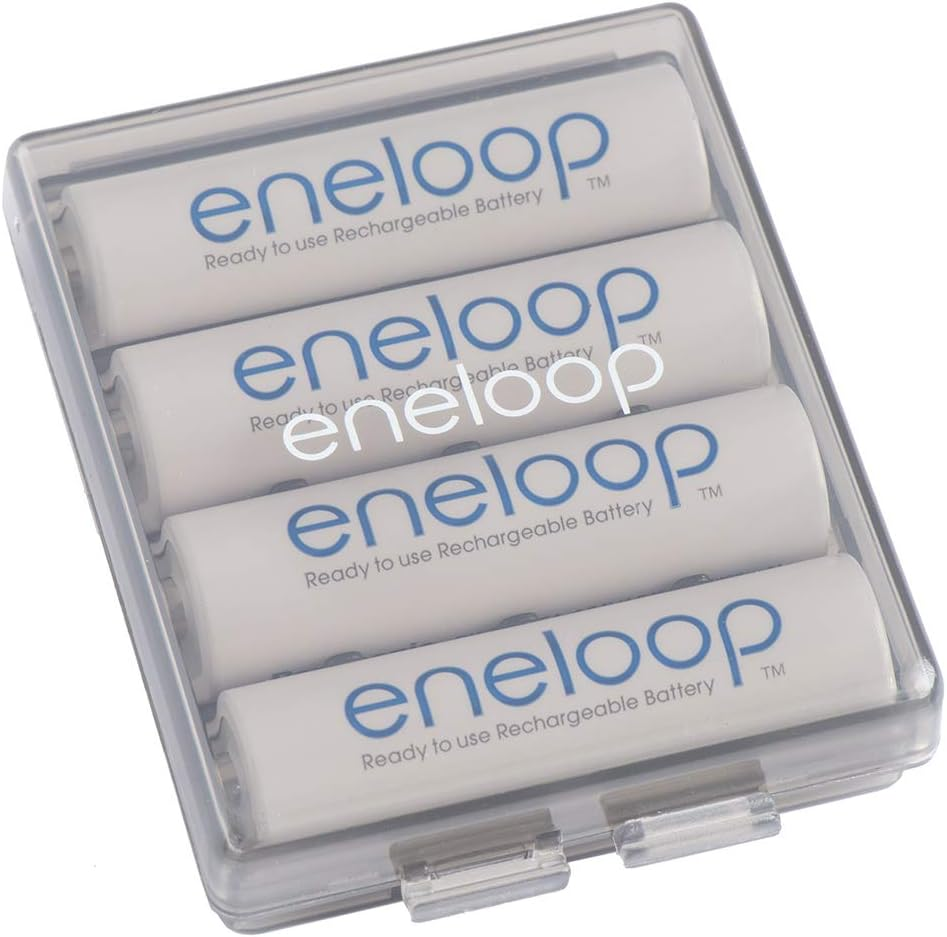 Panasonic BQ-CASEK6SA Eneloop Pro Battery Storage Cases with 4AA or 5AAA Battery Capacity, Obsidian Gray (Pack of 6) image number 3