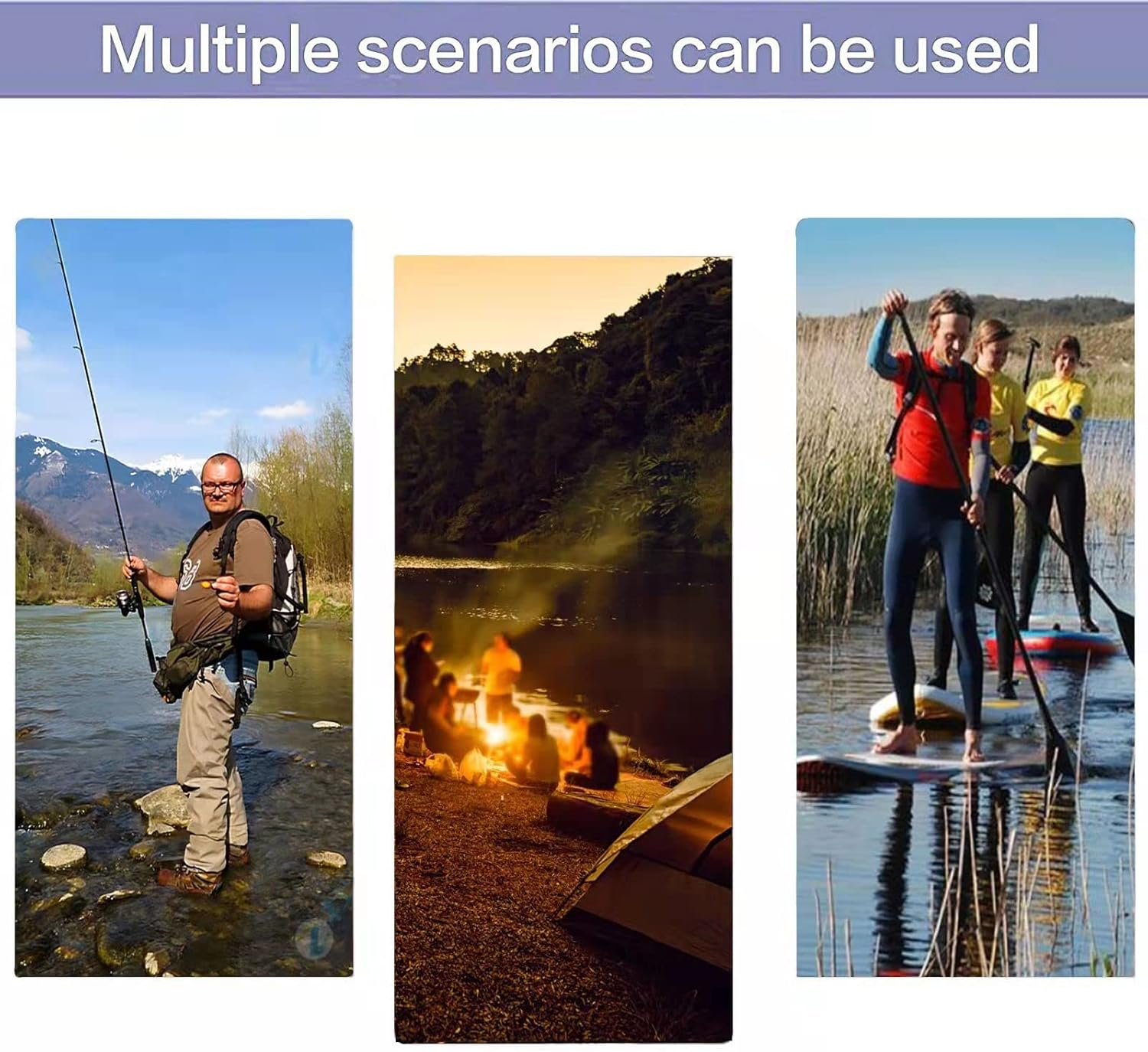 CMCOOPLX 10L/20L/40L/70Lwaterproof Dry Bag, Lightweight Canoe Bags Storage Bags,Dry Sacks Waterproof Bags for Kayaking Rafting Boating Hiking Camping Travel Fishing Sea Swimming Boating (Orange, 70L) image number 1