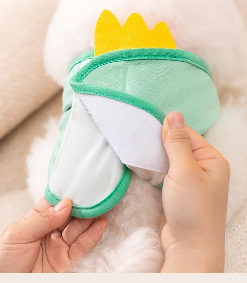 Dog Diaper,Male Dog Belly Bands Physiological Pants Washable Reusable,Adjustable and Leakproof Doggie Sanitary Panties for Small Medium and Large Dogs (L) image number 3