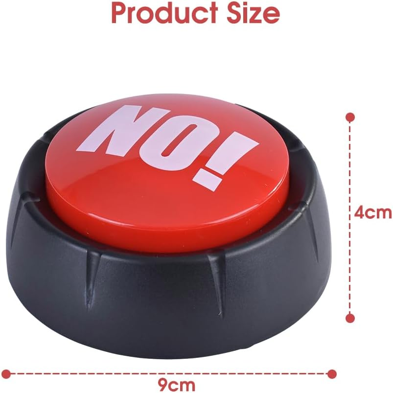 Living Today No Sound Button, Talking No Buzzer Buttons, Answer Buzzers Buttons for Game Show, Sound Button, Gag Gifts image number 4
