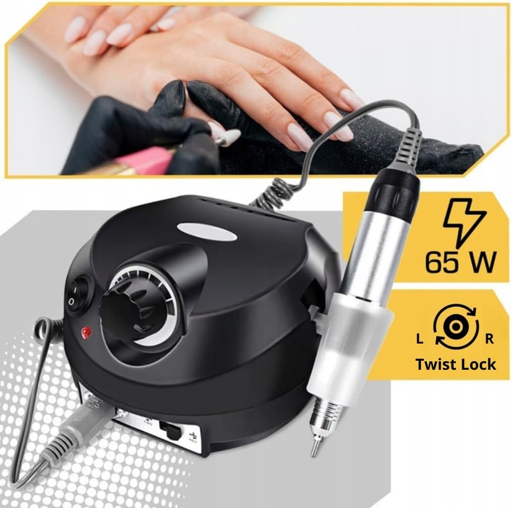 Lewer - Nail Cutter Set DM-202 65W, Professional Manicure & Pedicure Set, Cuticle & Varnish Remover, Manicure Pedicure Nail Knife image number 3