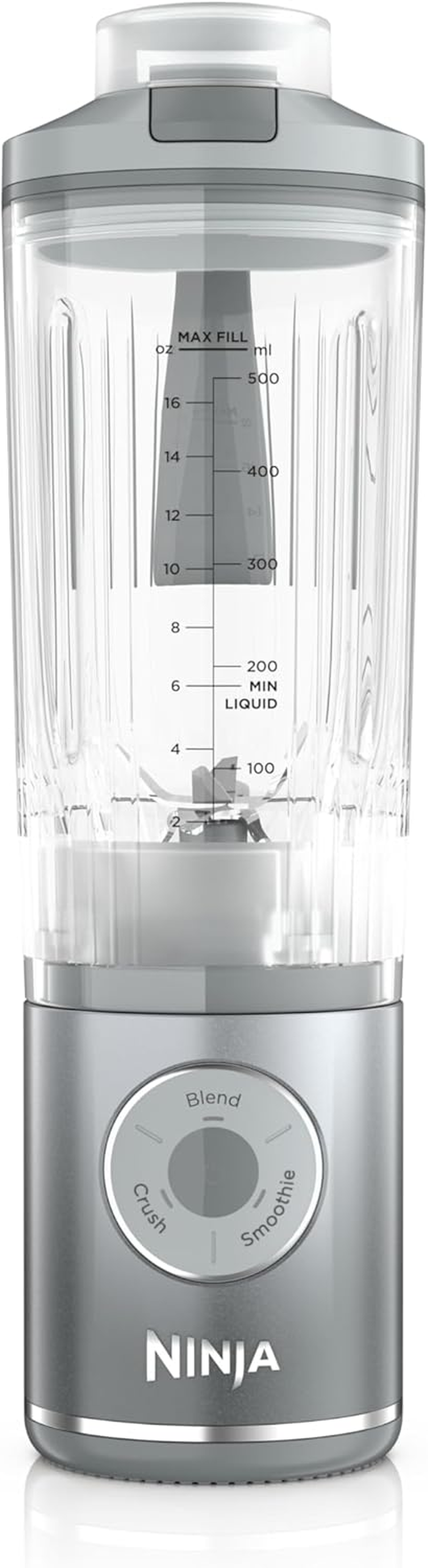 Ninja Blast Max Cordless Portable Blender, Platinum Silver image number 3