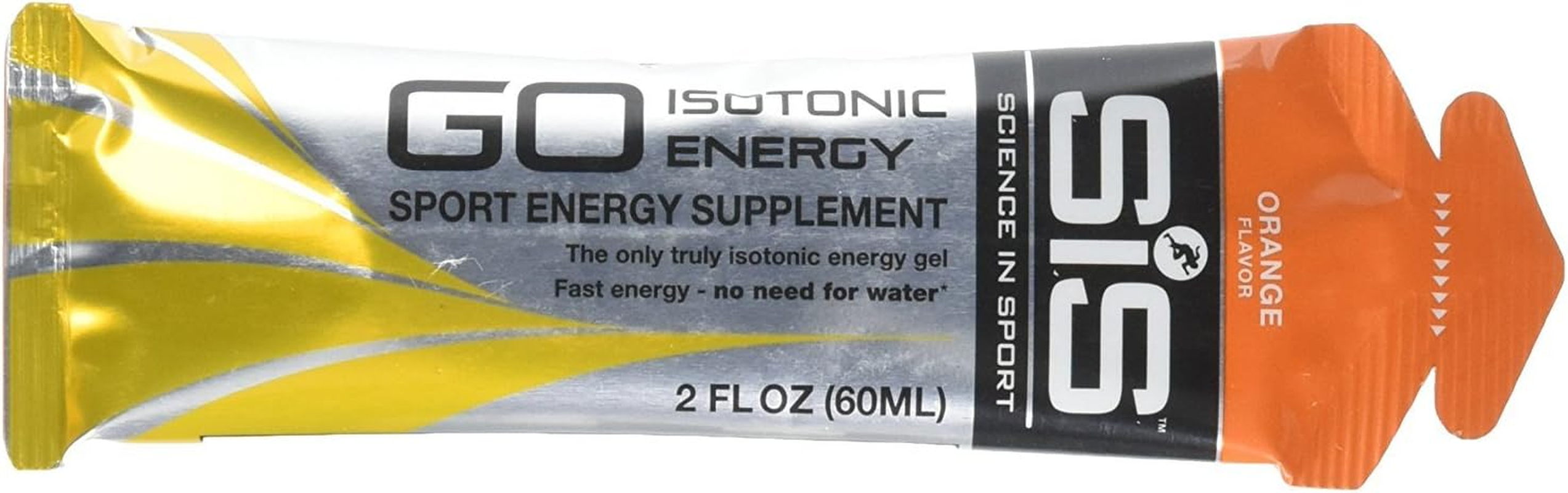 Science in Sport GO Isotonic Energy Gels, Blackcurrant Flavour, 60 Ml per Serving (30 Pack)