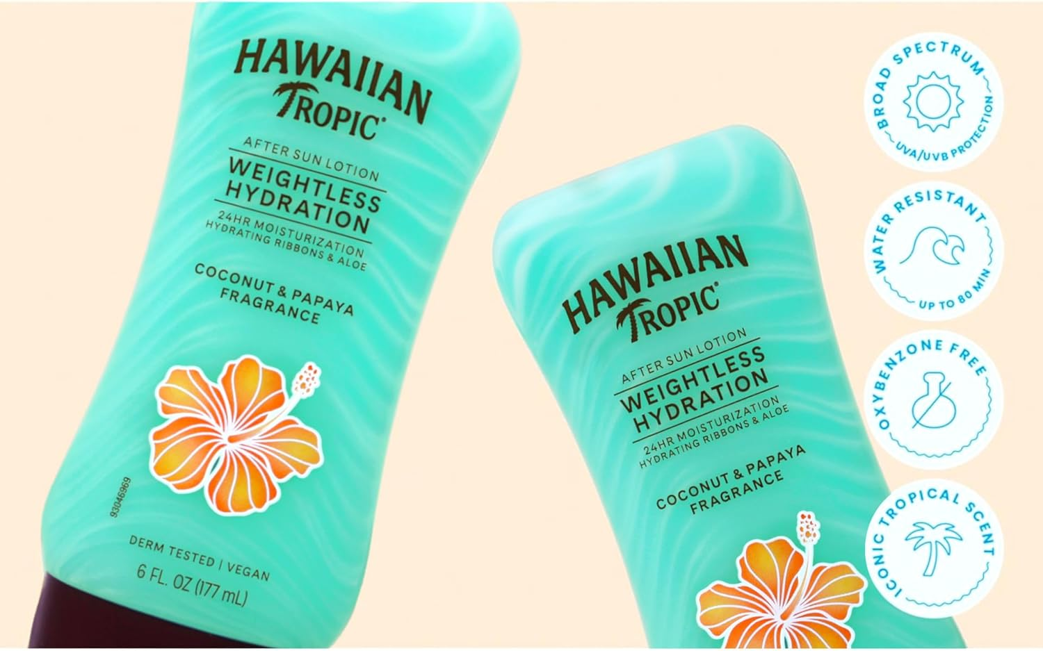 Hawaiian Tropic Silk Hydration after Sun Lotion 6 Ounce (177Ml) (3 Pack) image number 5