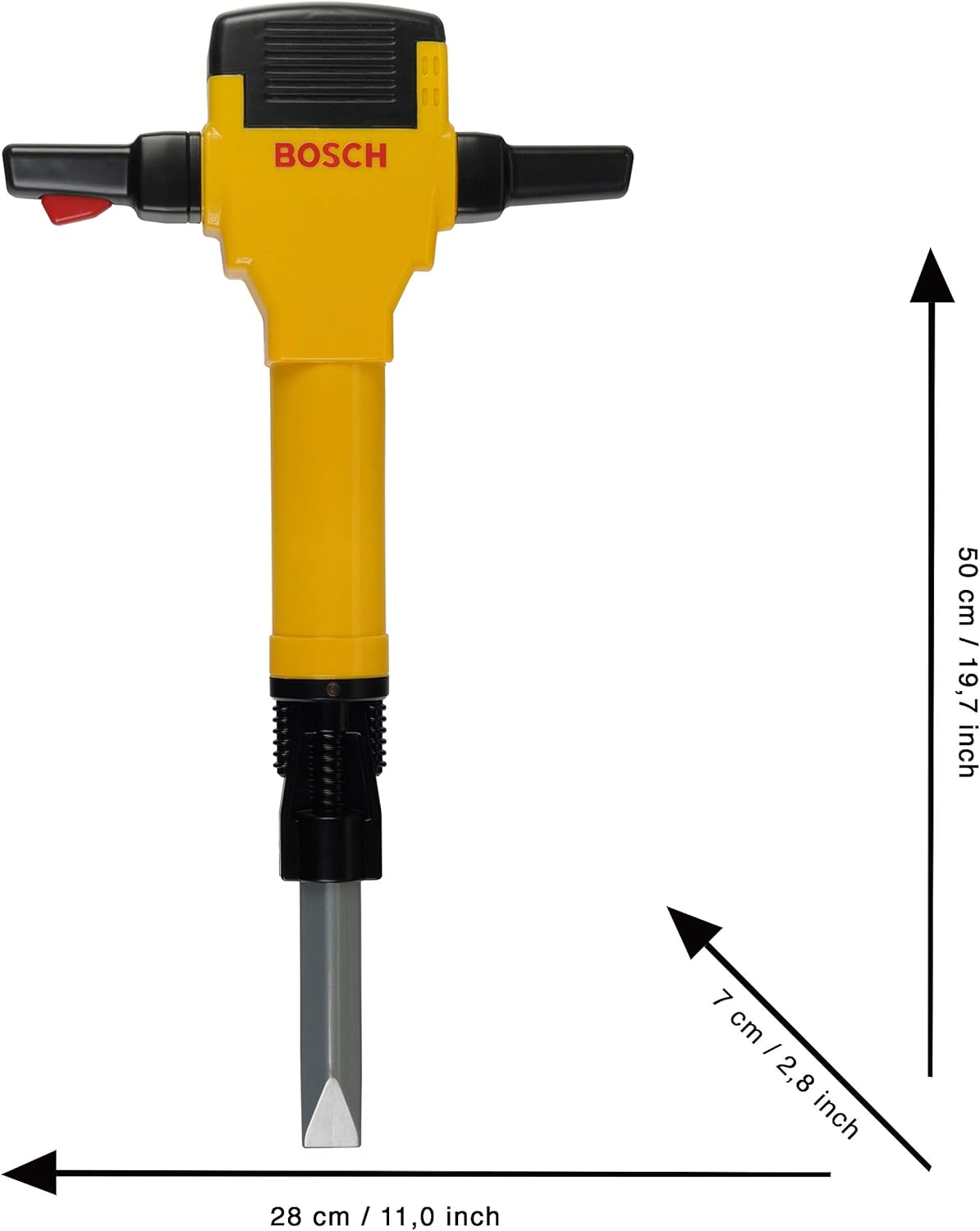 Theo Klein Bosch Battery-Powered Toy Breaker Hammer with Lights - 28X7X50Cm image number 1