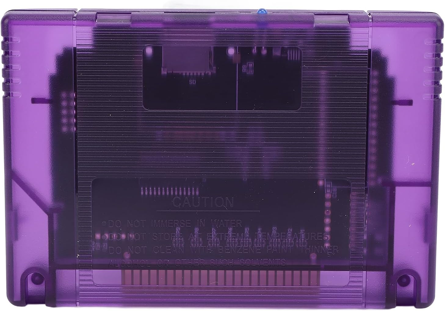 Game Cartridge for SNES for SFC Gaming Console, Professional 3000 in 1 8GB Memory Card Game Cartridge Supports FAT16, FAT32 File (Transparent White)