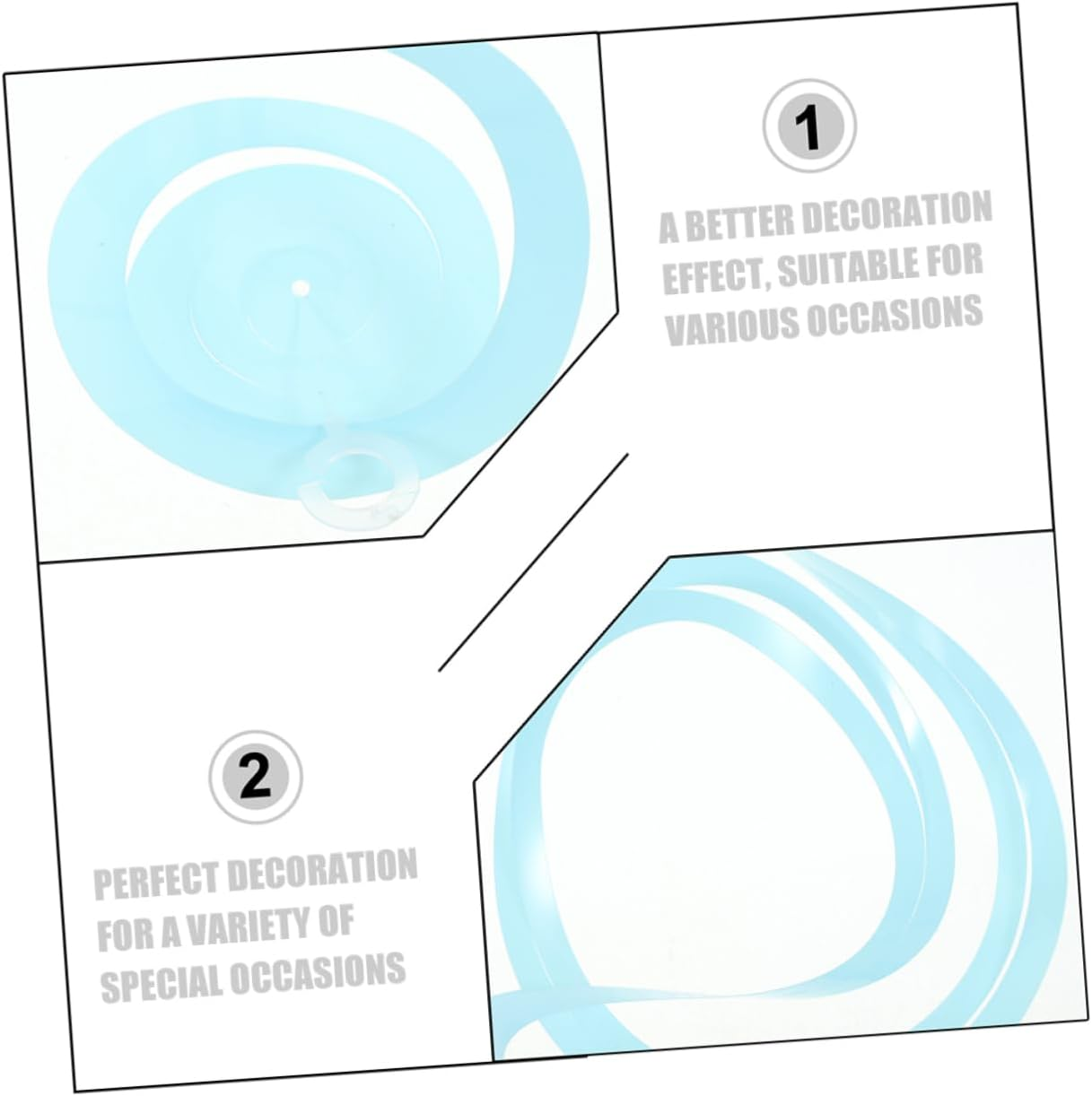 Yardwe 18Pcs Spiral Pendant Wedding Decorations Party Theme Decorations Kit Swirl Hanging for Celebration Decor