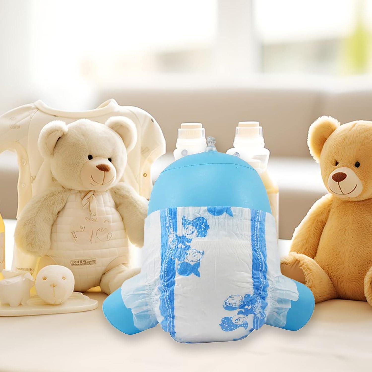 Inflatable Display Model - 10Pcs Torso Stand for Realistic Presentation, Lightweight Design with Easy Inflation, Reusable Diaper Display Mannequin for Store Showcase, and Photography Use