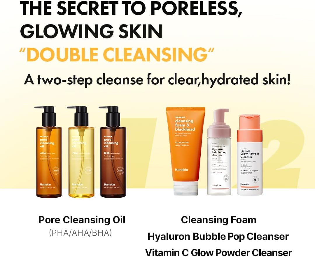 (PHA - for Sensitive Skin) - HANSKIN Cleansing Oil Cleanser Blackhead Facial PHA Moisturiser Sensitive Skin Nature Organic (300Ml) image number 2