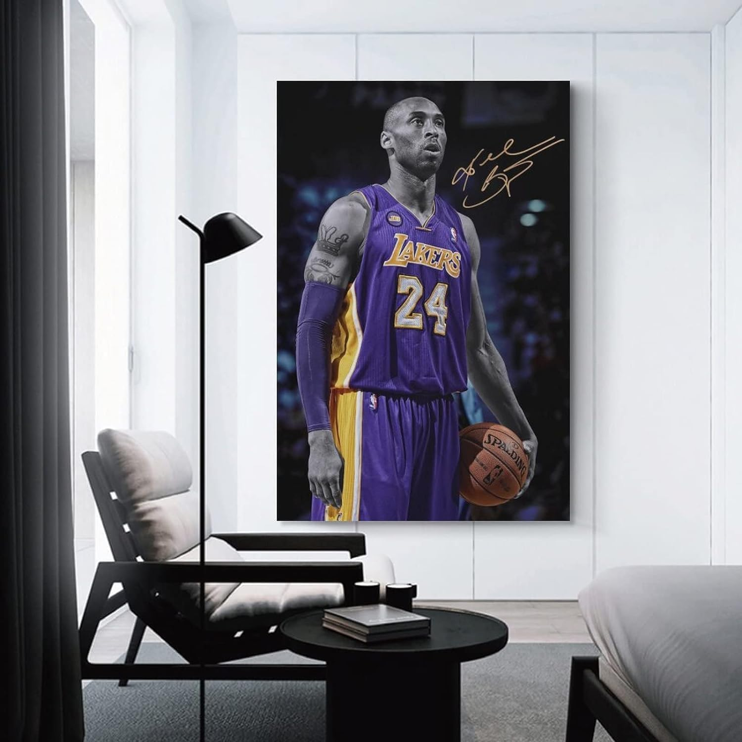 Kobe Poster Basketball Sports Legend Star Art Poster Canvas Wall Art40X60Cm Unframed (M) - A image number 2