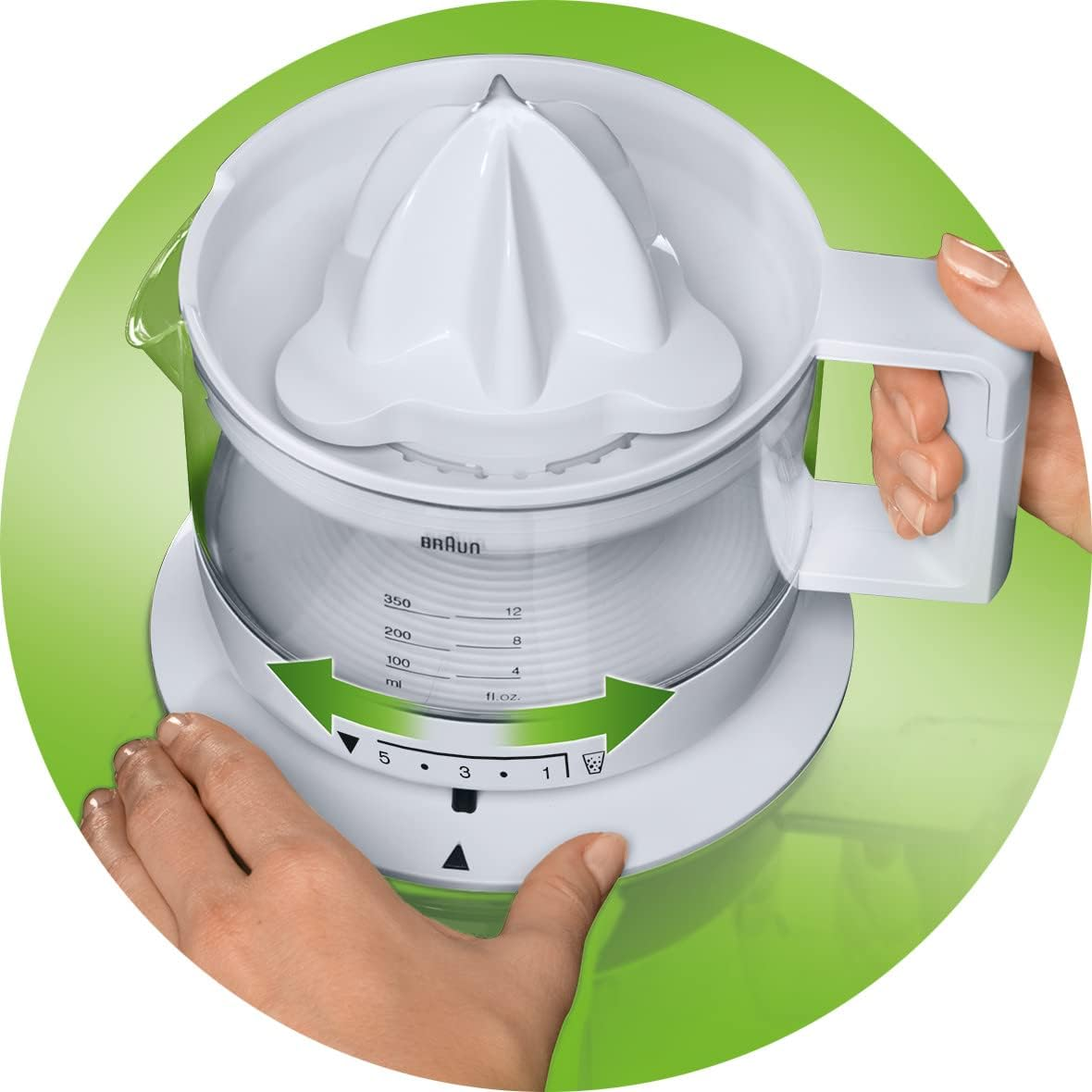 Braun Multiquick 3 MPZ9 Citrus Juicer Juicer (20 W, 1.4 Kg) White image number 2