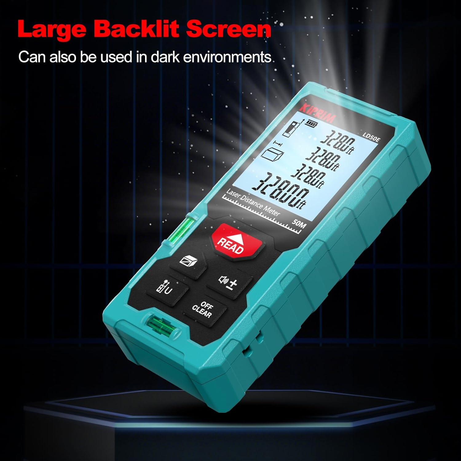 Kiprim Laser Distance Meter LD50E 50M,Ld70E 70M,Ld100E 100M,Ld120E 120M image number 5