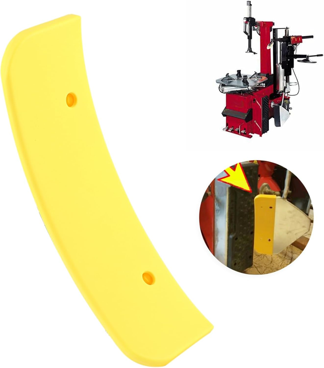 Tire Shovel Plastic Sleeve Bead Breaker Cover Tire Change Shovel Protector Rim Protector for Corghi Rim Clamp Tire Changer Machines with Nylon Smooth Surface image number 4