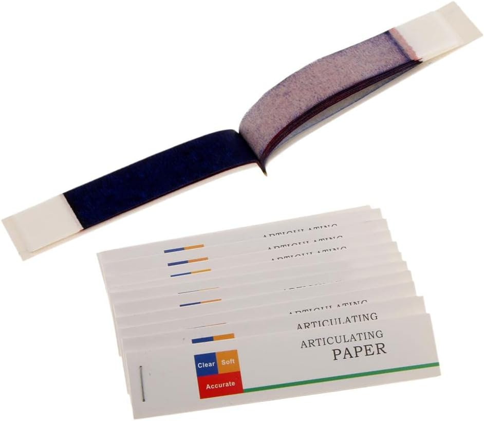 Dental Articulating Paper Red Blue Thin Thick Strips Supply 12 Books/Box image number 5