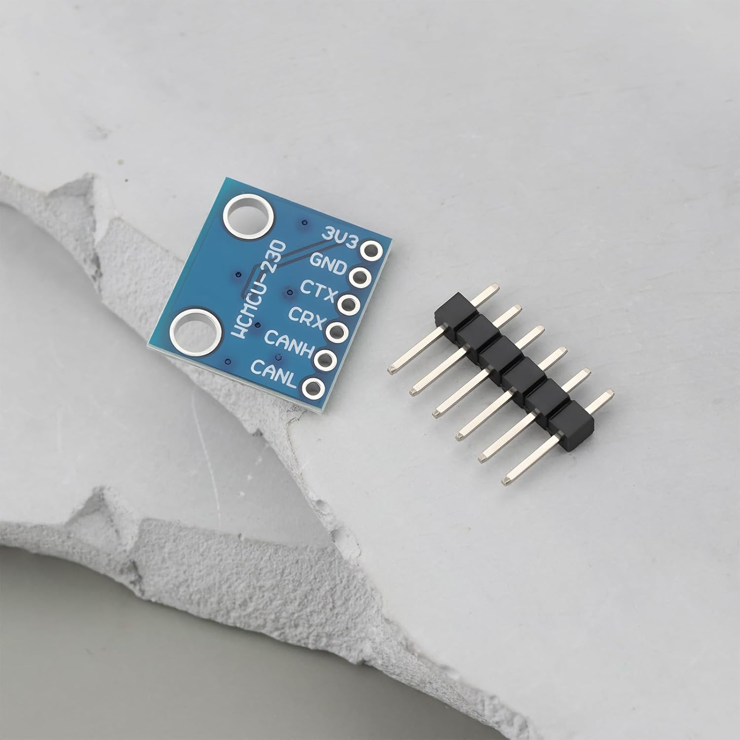 Ecsing 2Pcs SN65HVD230 Breakout Board CAN Bus Modul Compatible with A-Rduino Controller Board, 3.3V image number 4