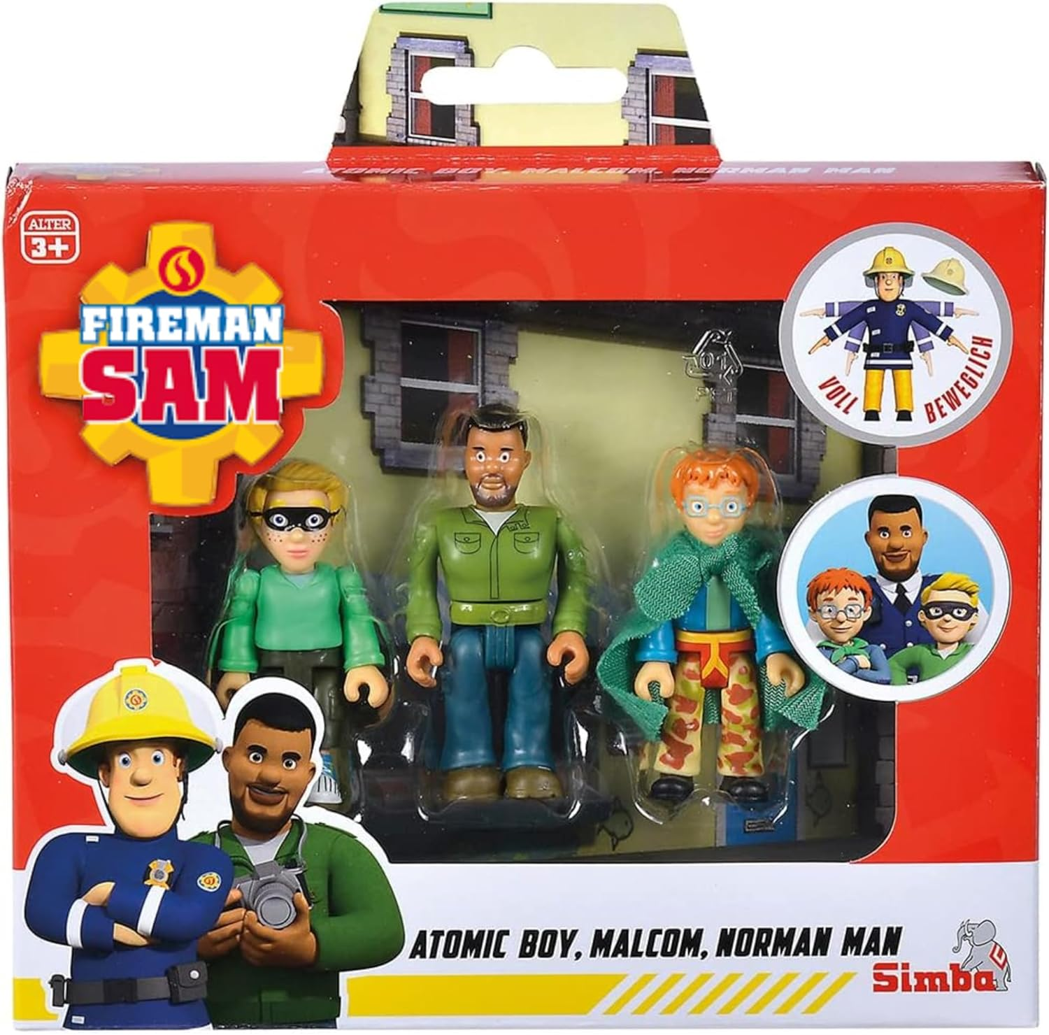 Fireman Sam Set of 3 Figures 7.5 Cm image number 3