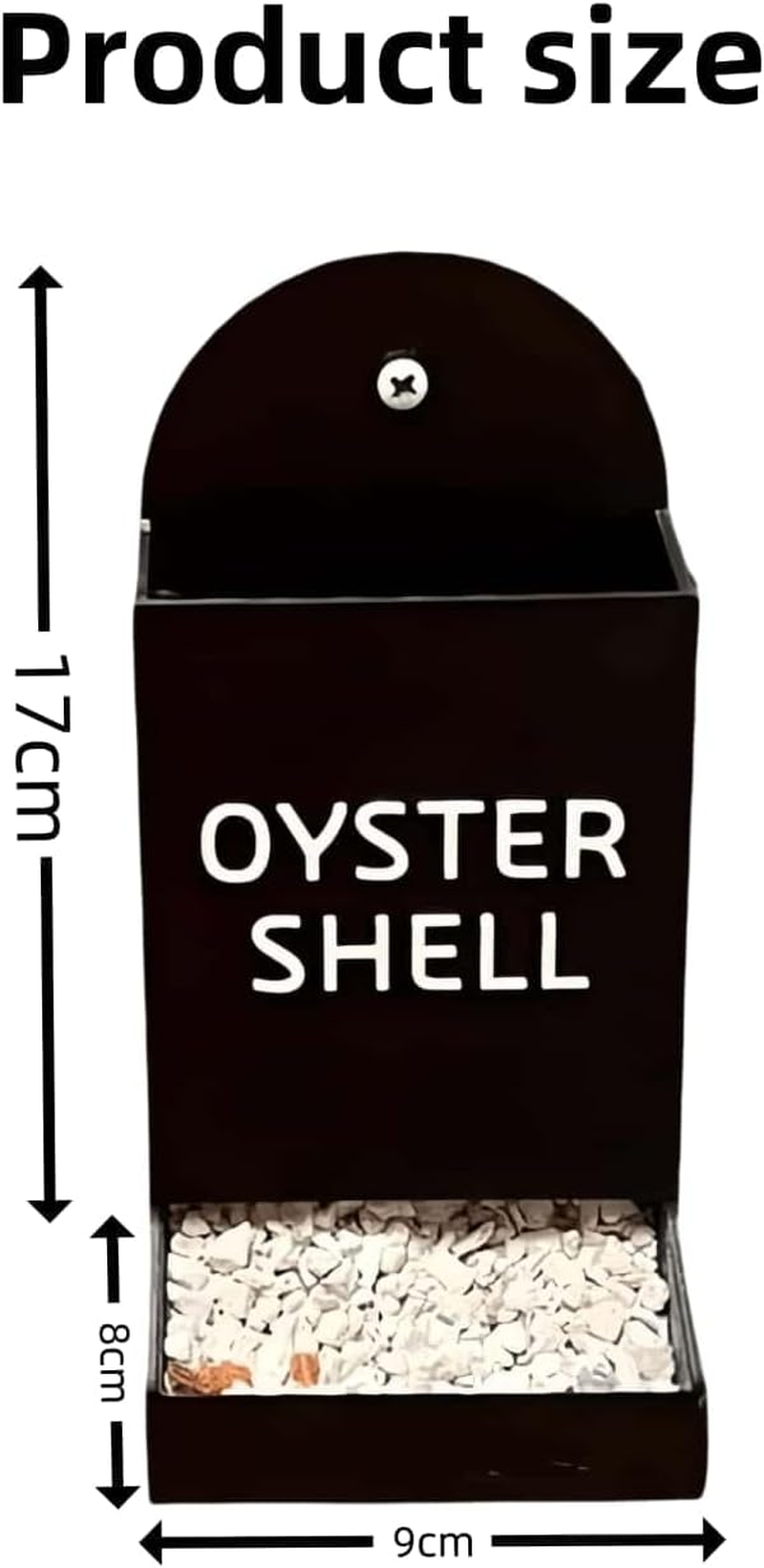 2 Pack Chicken Grit & Oyster Shell Feeder, Hanging Poultry Feeder for Chicken Coop, Hens & Ducks image number 4