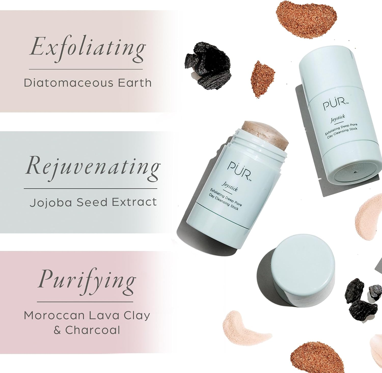 Pur Minerals Joystick Exfoliating Deep Pore Cleanser by Pur Minerals for Women - 1 Oz Cleanser, 1 Count image number 2