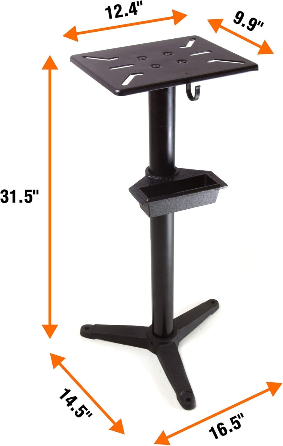 WEN Bench Grinder Stand, 32-Inch with Water Pot (4288T), Black image number 1