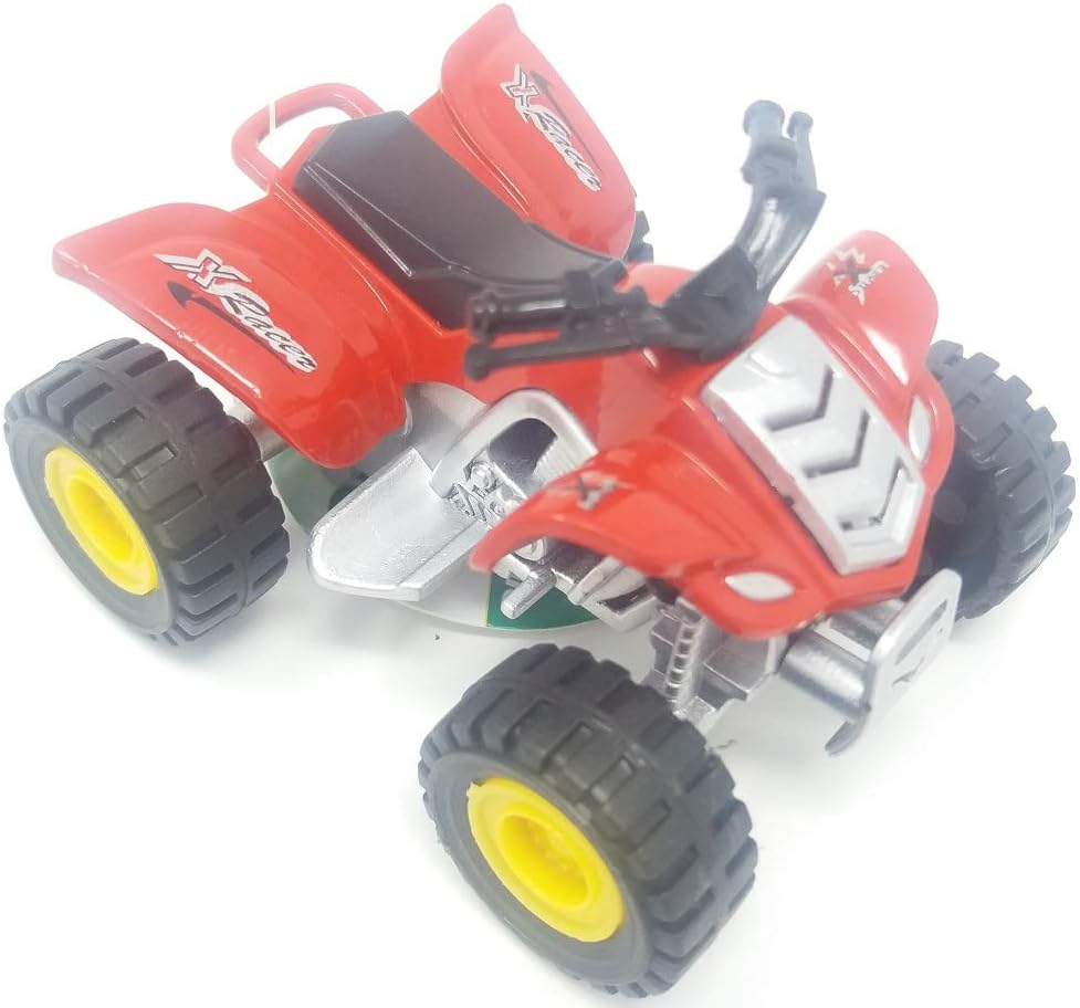 Kandytoys Pull Back Quad-Bike - One Supplied at Random image number 1