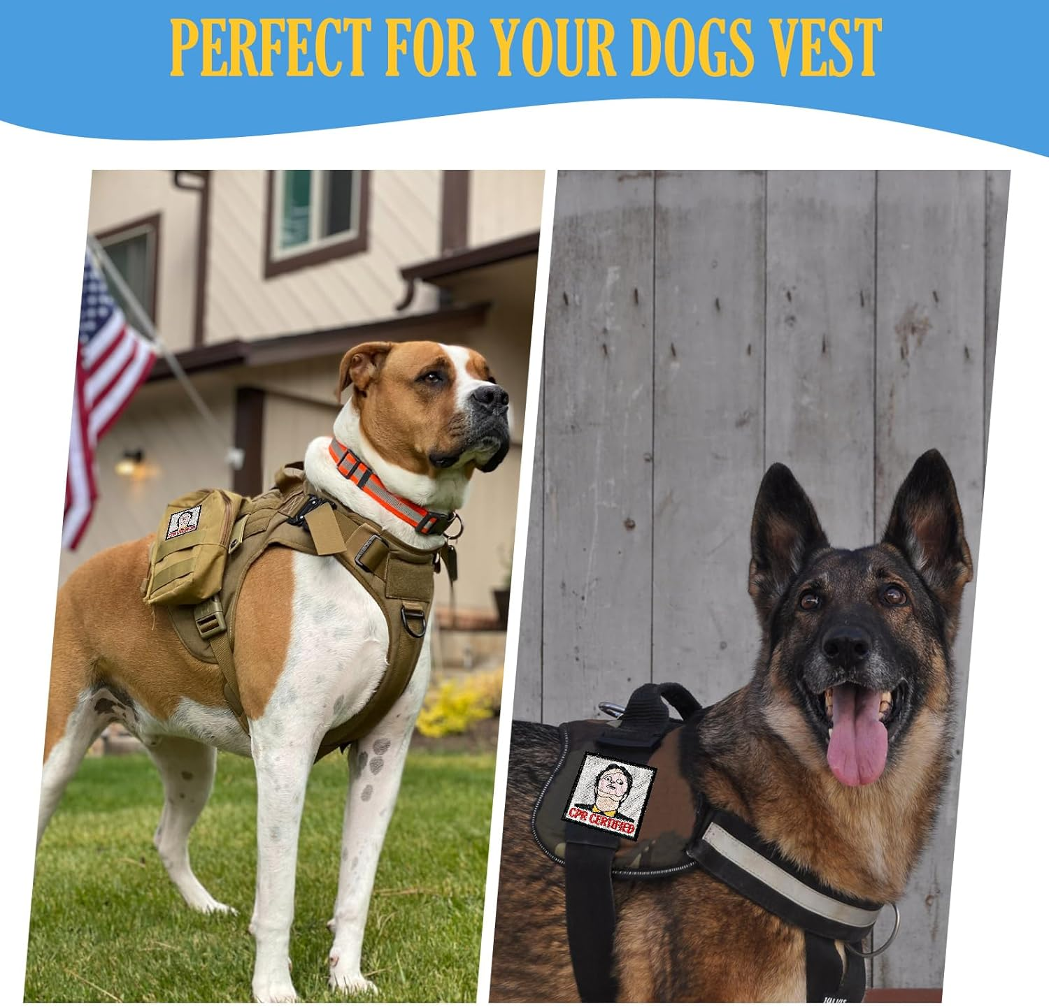 CPR Certified Patch, 1 Pc Embroidered Morale Patch with Hook Fastener Backing, Funny Meme Patches for Backpacks, Vests, Jackets, Jeans, Hats image number 3