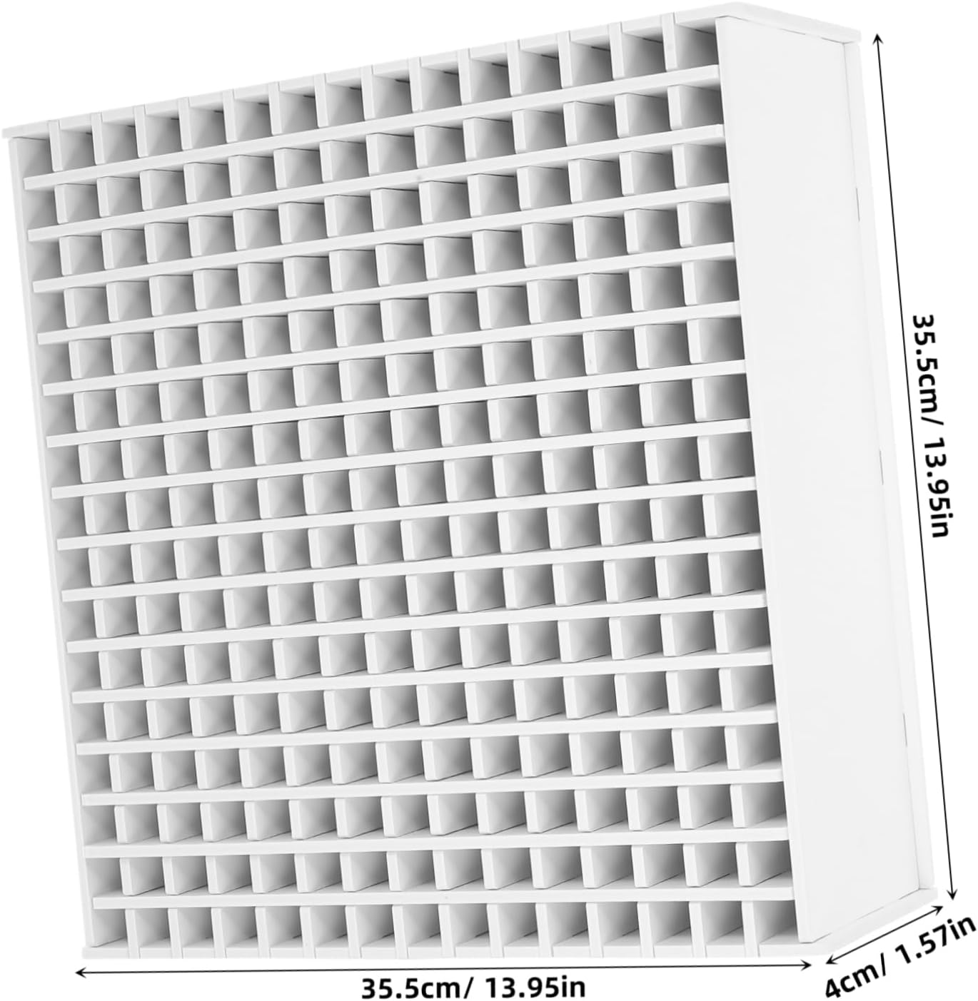 NUOBESTY Marker Pen Storage Box for Art Brush Pens Desk Organizer Slots Compact Material for Study Desk image number 2