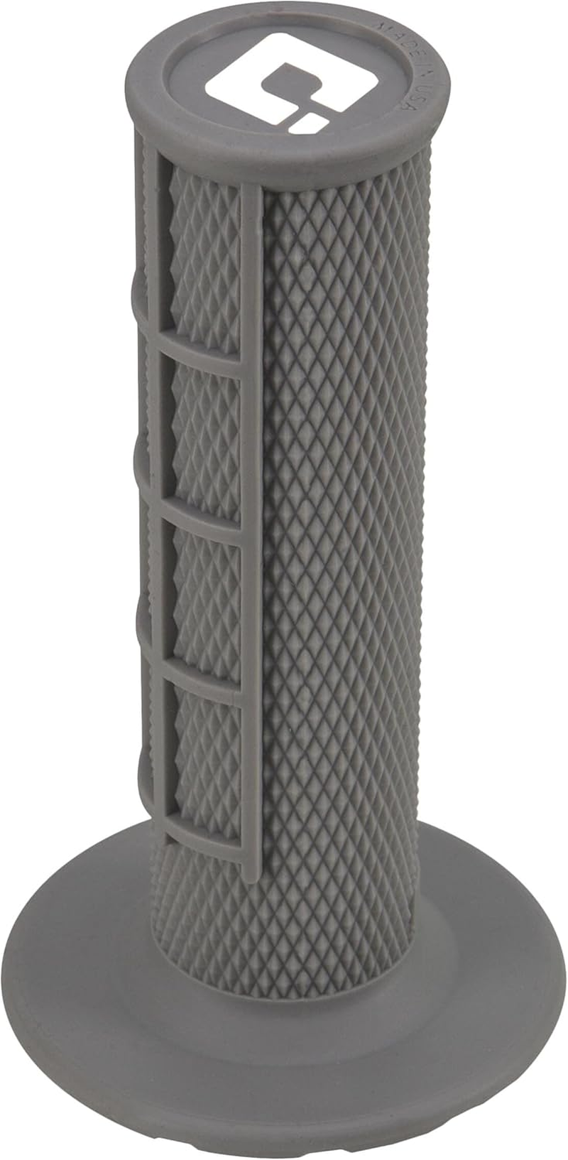 ODI MX Single-Ply Half Waffle Grips Grey Grey H01RFG