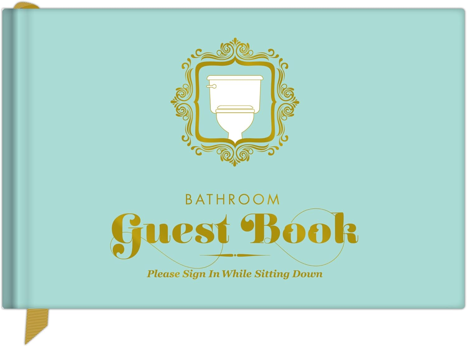 Knock Knock Bathroom Guest Book, Funny Guest Bathroom Book, Adults, Fill-In-The-Blank Book, 112 Pages image number 5