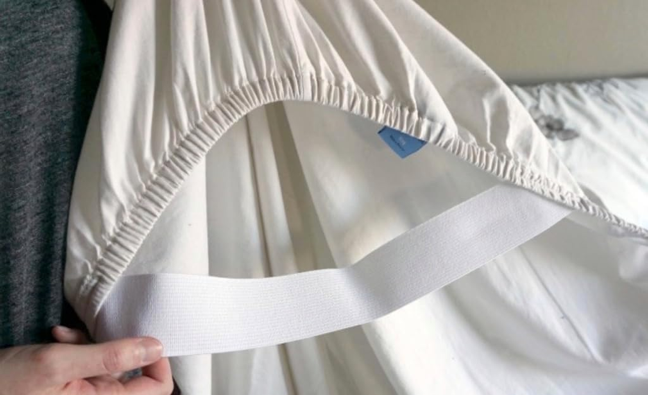 Split TOP King Sheets, 4 Piece Set - Hotel Luxury Sheets for Top Split King Bed, Super Soft Breathable and Cooling for Adjustable Mattresses 1800 Threads (Light Gray, Top Split King(28"-34")) image number 5