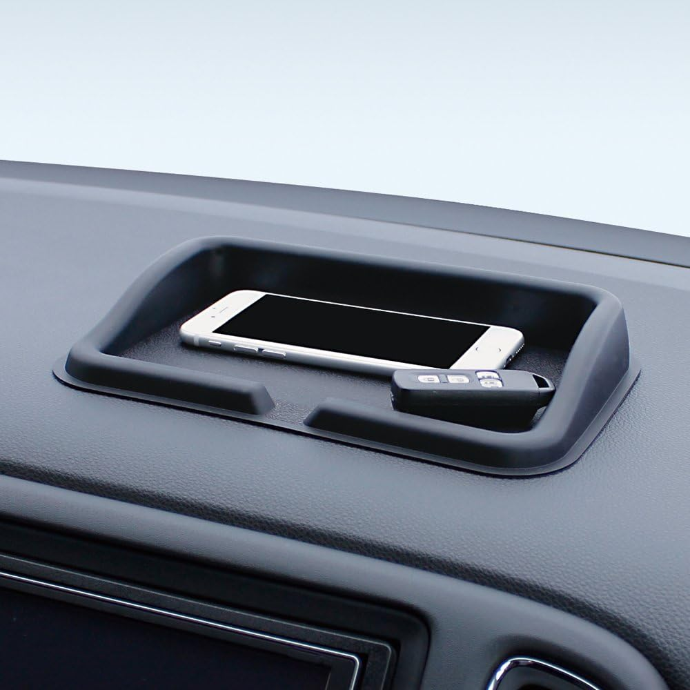 Tsuchiya Yack Dashboard Tray PZ728, Black, Silicone, Rectangular, Non Slip, Heat Resistant image number 3