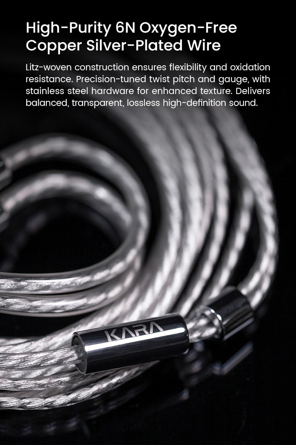 TANCHJIM Kara In-Ear Headphones with High Sound Quality Wired Hifi Listening IEM Earphones Headphones Gaming Earbuds White Color image number 6