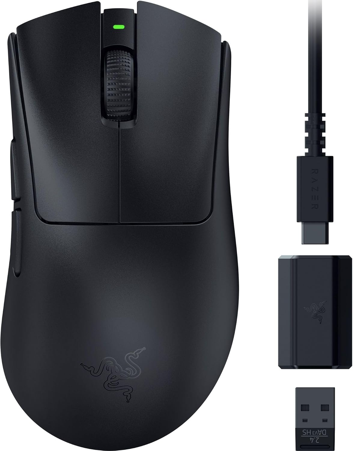 Razer Deathadder V3 Pro -  Edition Wireless Esports Gaming Mouse (Focus Pro 30K DPI Optical Sensor, 63G Light, Ergonomic Shape, Gen-3 Mouse Switch, Hyperspeed Wireless)