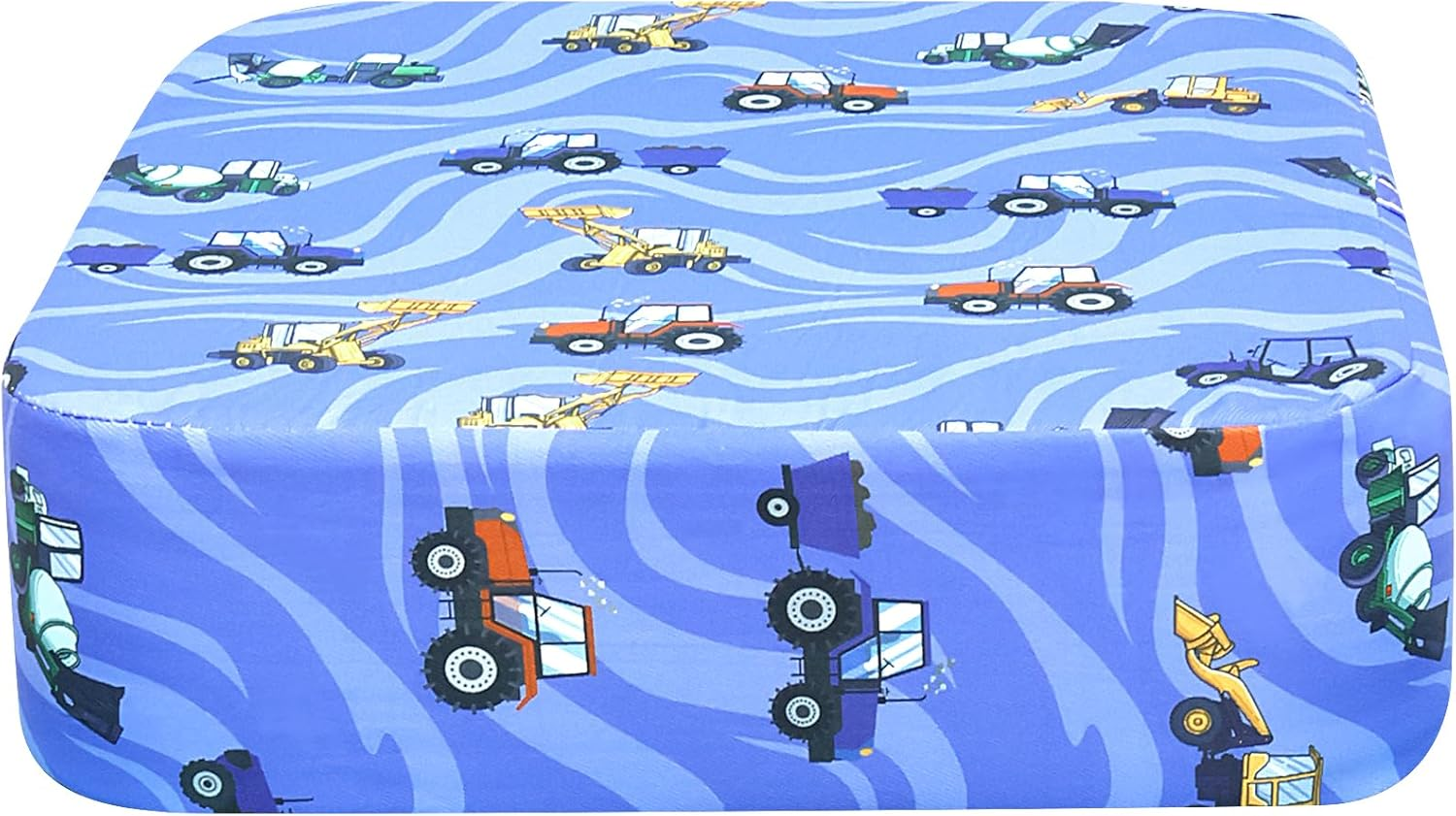 Toddler Booster Seat for Dining Table Chair Increasing Cushion Highchair Seat Pad on the Go Seat Highten Pad Travel Storage Chair Portable Kids Booster Seat for Toddlers Eating (Blue)