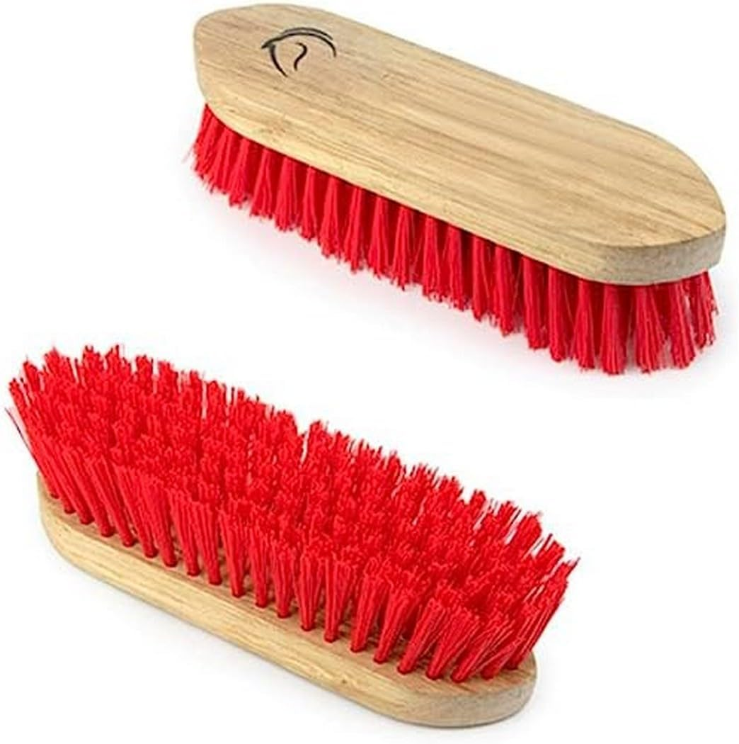 Bainbridge Stiff Dandy Brush, Red, Senior Size