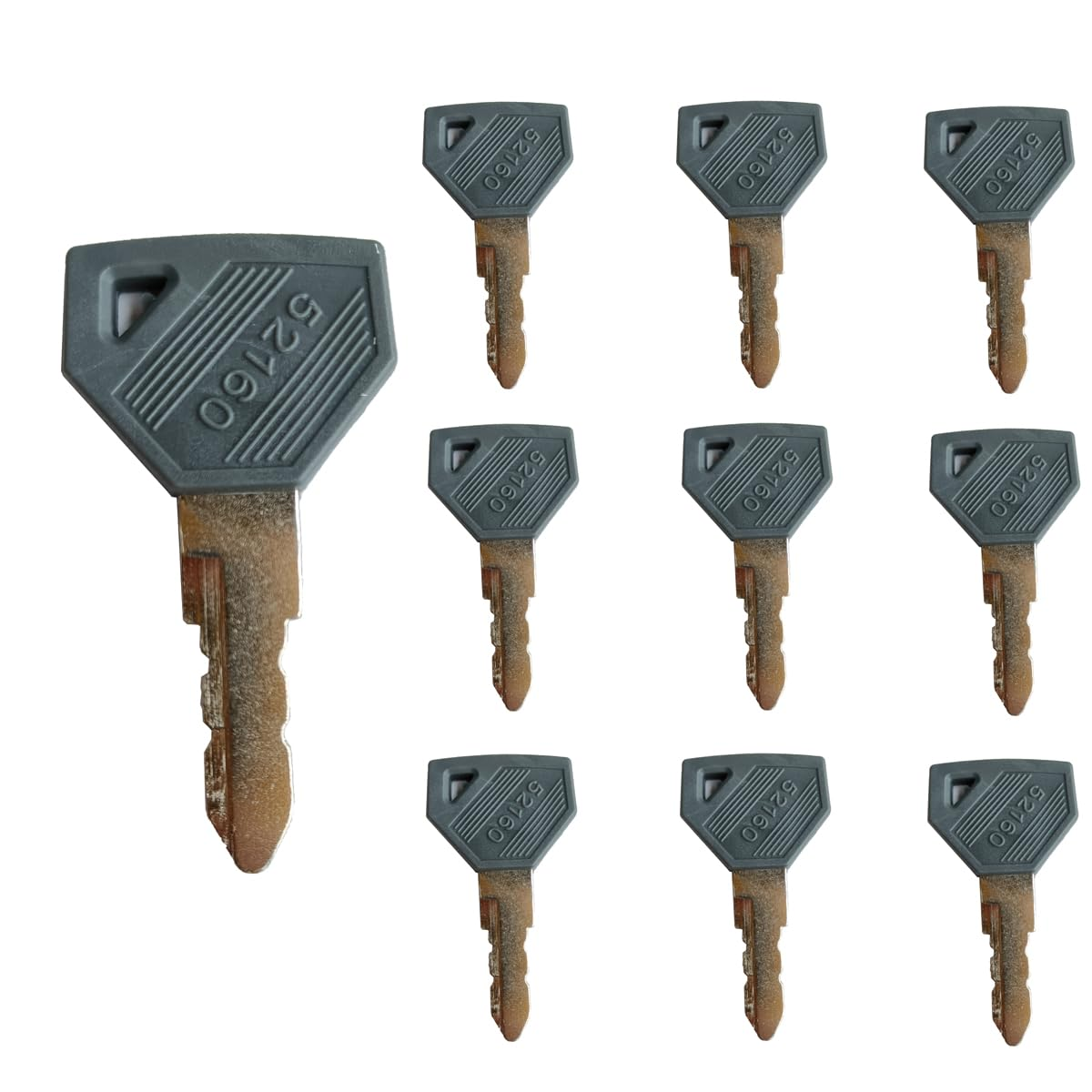 52160 Ignition Keys for Yan-Mar JD Tractor Ignition Starter Switch 194155-52160 AM879480 image number 2