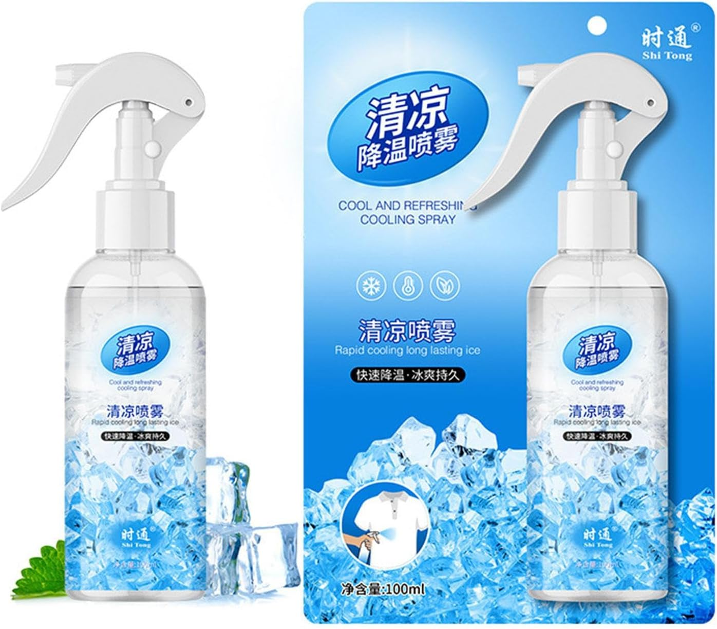 Cooling Mist Spray - Instant Cooling 100Ml Soothing and Protective Spray for Face and Body | Cooling Accessories, Suitable for Babies, Children and Adults, Ideal for Outdoor Workers Jmedic image number 1