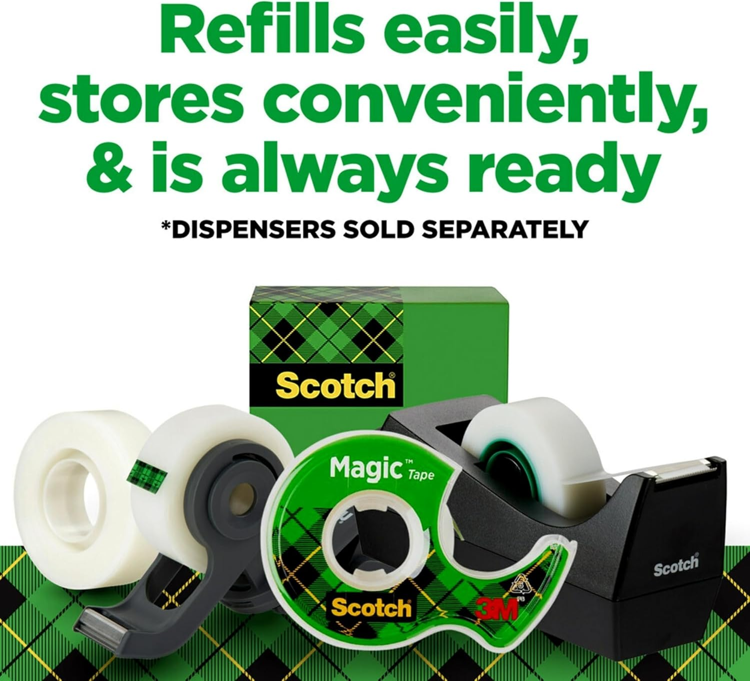 Scotch Magic Tape Versatile 19Mm X 25.4M 810K10 (Pack of 10) image number 2