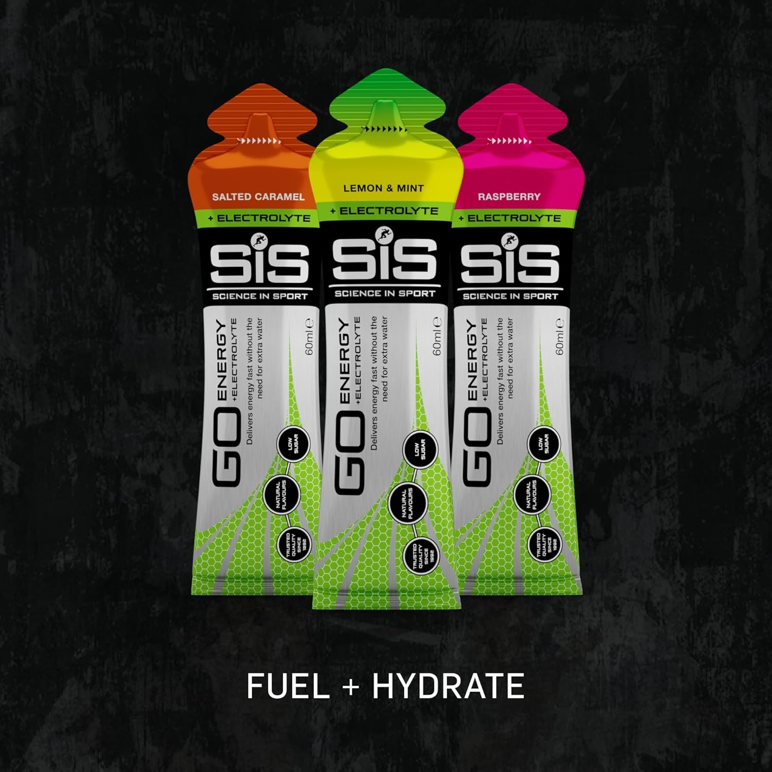 Science in Sport GO Isotonic Energy Gel with Electrolyte, Gels for Running/Cycling, Lemon & Lime, 60 Ml (30 Pack) image number 4