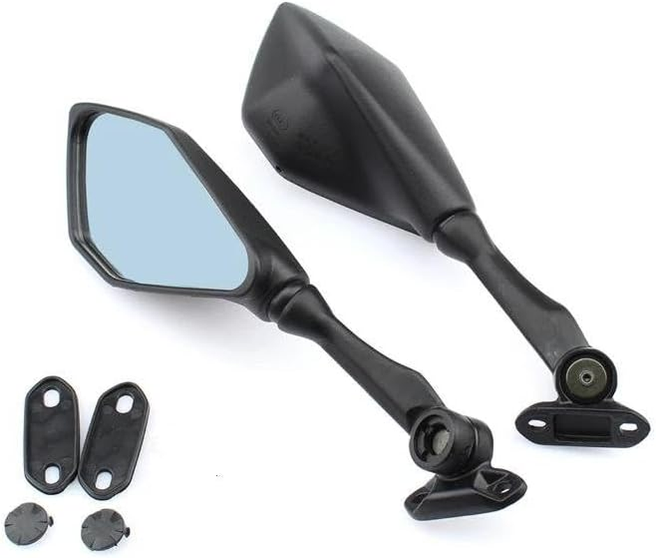 Motorcycle Mirrors Motorcycle Rearview Mirrors for Kawasaki for Ninja 125 250 250R 300 400 650 1000 H2 H2R for Ninja for ZX6R for ZX10R Side Mirrors Rear View(Long Lens) image number 4