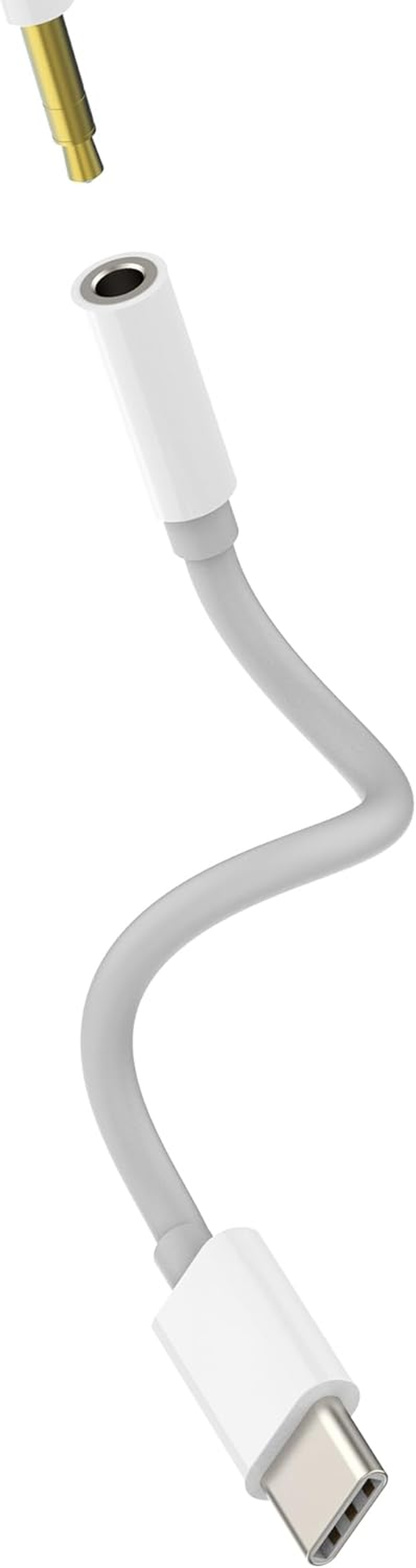 USB C to 3.5Mm Jack Headphone Audio Cable Adapter for Apple Iphone15 Pro Max plus Ipad Pro Air Splitter Type C DAC Dongle Digital Music Car Stereo AUX Extension Cord Connector Compatible for Samsung