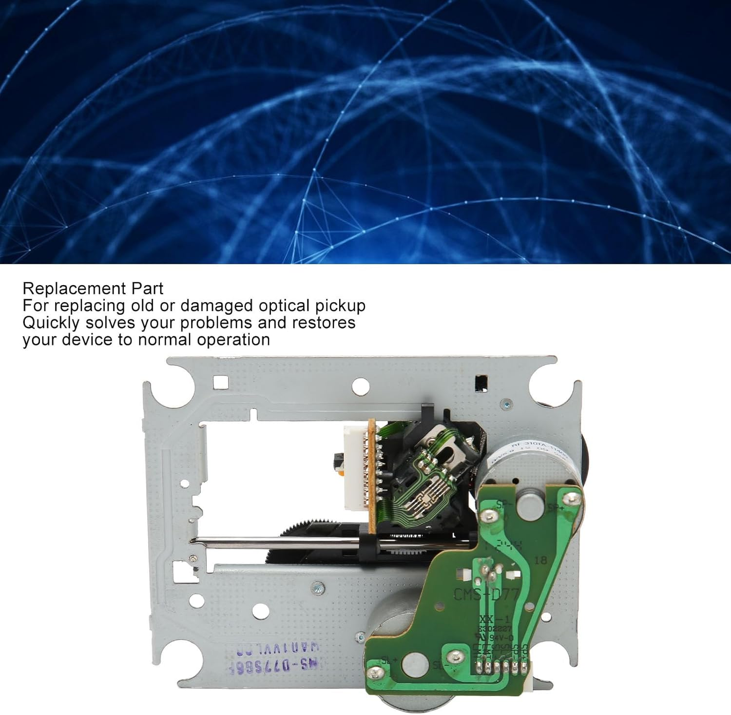 Pickup Lens for CD Player, SOH AD5 Optical Pickup Lens Replacement for CD DVD Player, Lightweight High Accuracy CD Lens Kit image number 1