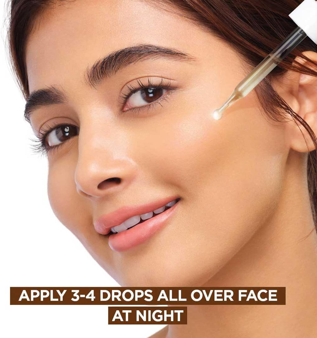 Garnier Bright Complete Night Vitamin C Serum with 10% Pure Vitamin C for Bright Skin, PM Routine Vitamin C Serum Suitable for All Skin Types, 15Ml image number 6