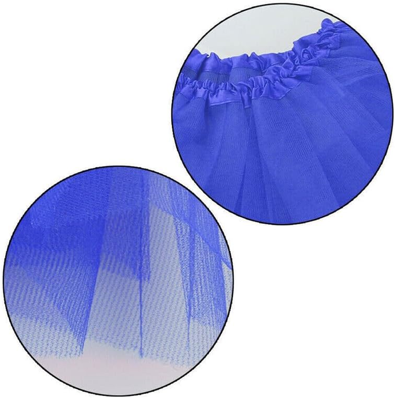 Women Adults Girls Elegant Polyester Tutu Skirt Princess Dressup Party Costume Ballet Dancewear - 3-Layer Design, Adjustable Waist - Adult and Kids Sizes Purple image number 6