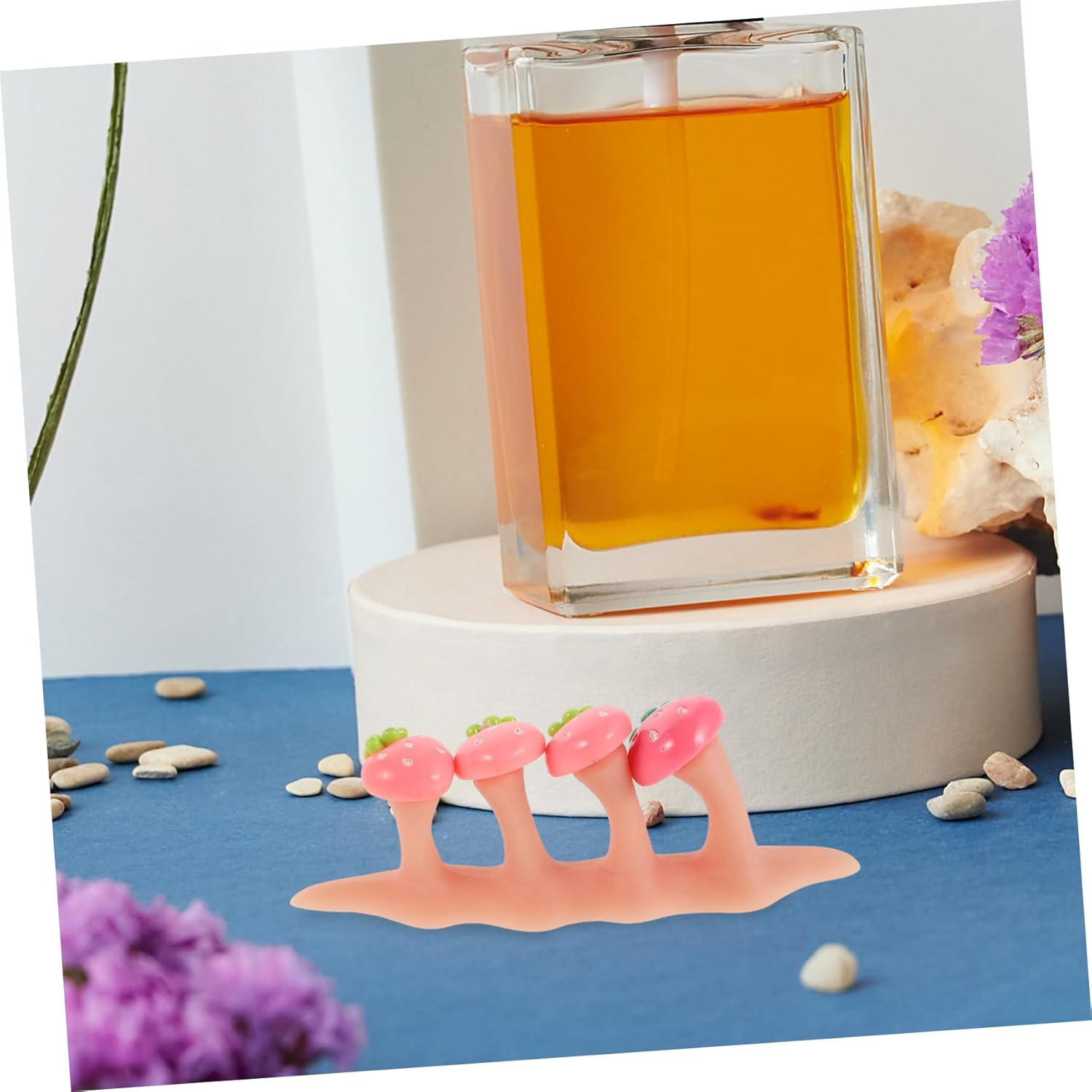 2Sets Toe Separators Silicone Spreaders for Pedicure Nail Tools Strawberry Beads Decor for Salon Home Use image number 2