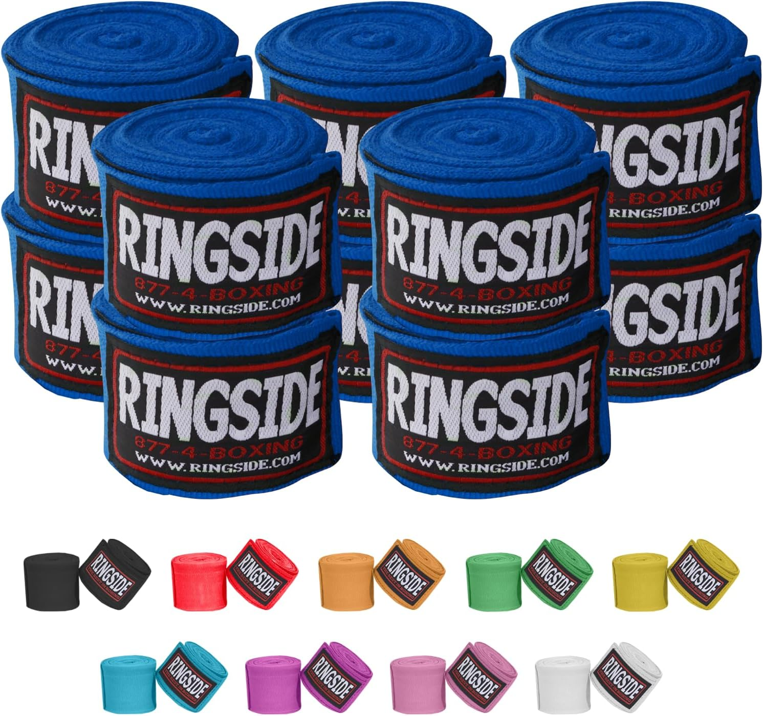Ringside Mexican Style Boxing Hand Wraps (5 Pairs Pack)