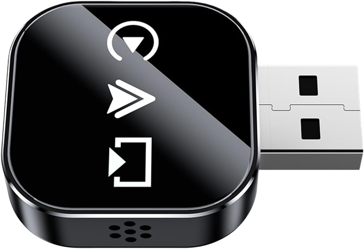 Car Display Converter | Plug Play Converter - Car Screen Mirroring Adapter - for Daily Commuting Long Distance Travel City Driving Highway Navigation Music Streaming Calling