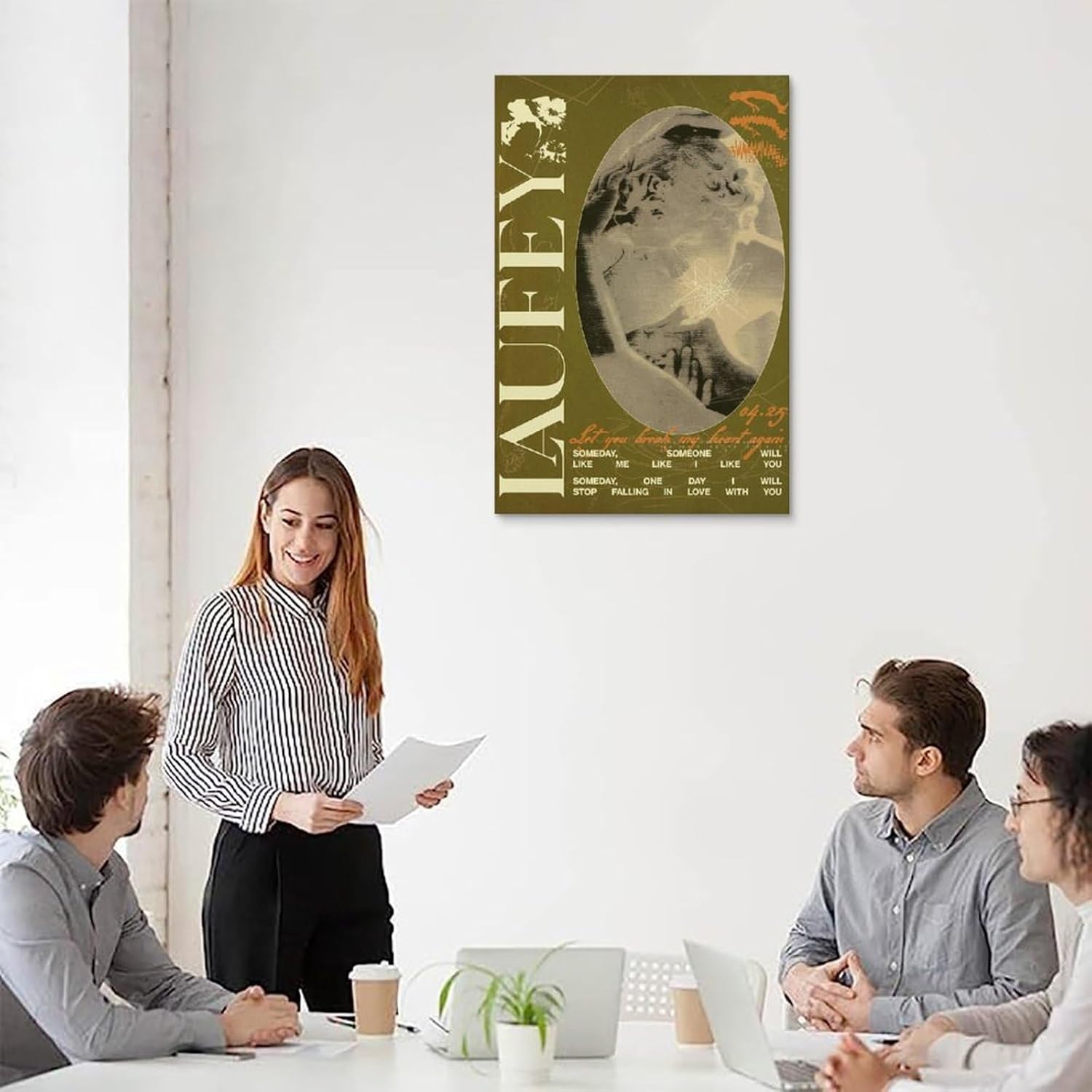 Laufey Vintage Poster Poster Canvas Painting Wall Art Picture Home Decor Print for Bedroom Living Room Dorm Study Bar Office 12X18Inch(30X45Cm) image number 6