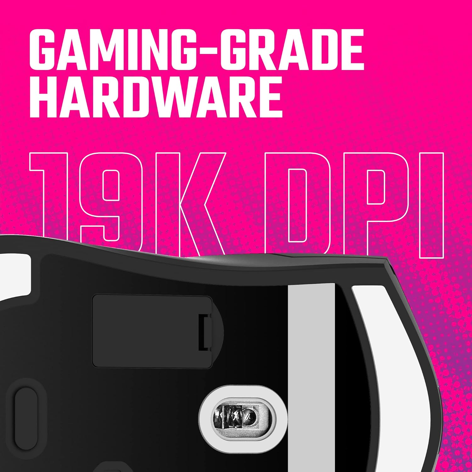 Cooler Master Wireless MM712 RGB Gaming Master Mouse, Black - White. image number 2