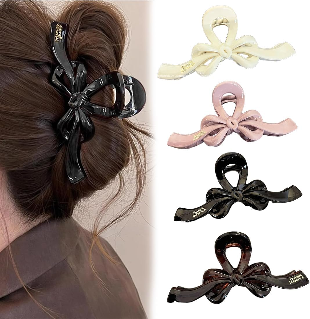 JYNVO Bow Sticker Hair Clip Multicoloured image number 2