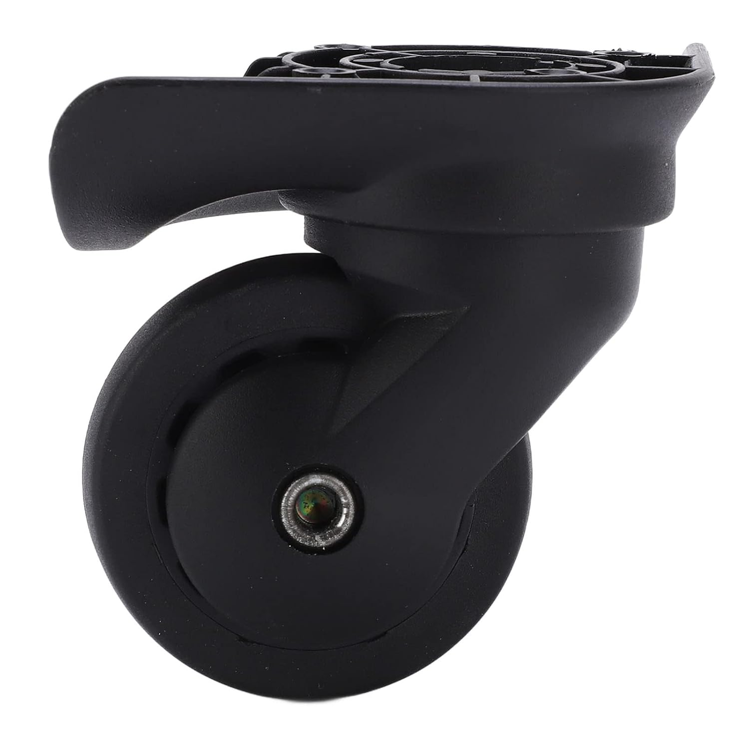 1 Pair Luggage Wheel Replacement, PP PET Luggage Swivel Casters Mute Swivel Wheels Repalcement, Suitcase Wheels Luggage Wheels Travel Suitcase Wheels Accessory for Suitcase Black A52 image number 5